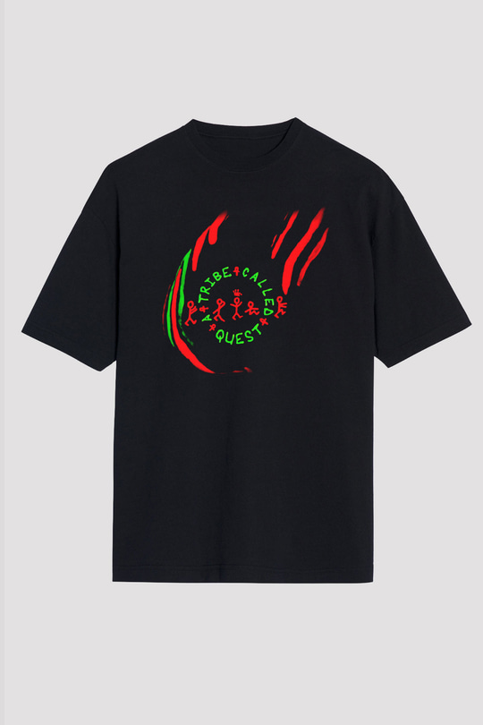 A Tribe Called Quest Siyah Unisex Oversize Tişört T-Shirt