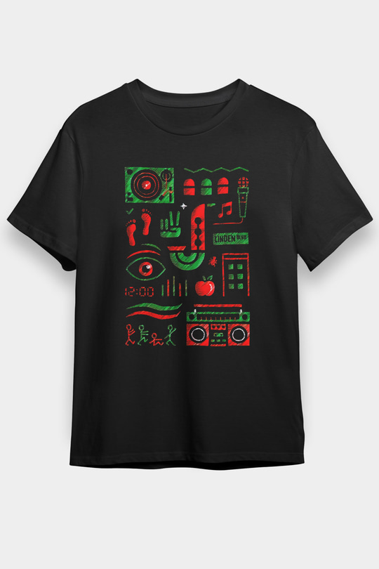 A Tribe Called Quest Siyah Unisex Tişört T-Shirt - TişörtFabrikası