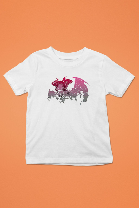 Aatrox James Baskılı Beyaz Unisex Beyaz Çocuk Tişört - Tshirt