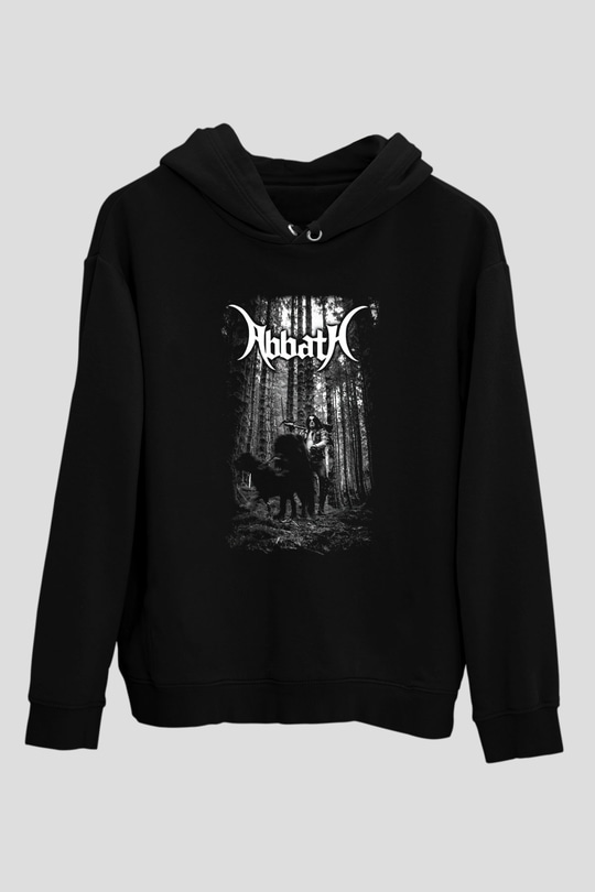 Abbath Siyah Unisex Hoodie