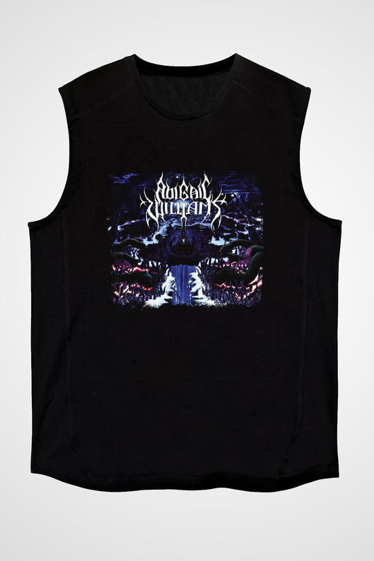 Abigail Williams Baskılı Unisex Siyah Kolsuz Tişört