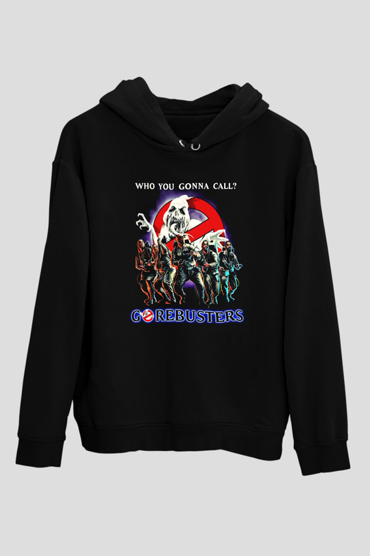 Aborted Siyah Unisex Kapüşonlu Sweatshirt