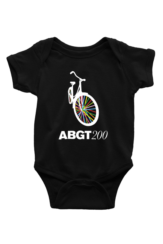 Above and Beyond Baskılı Siyah Bebek Body - Zıbın