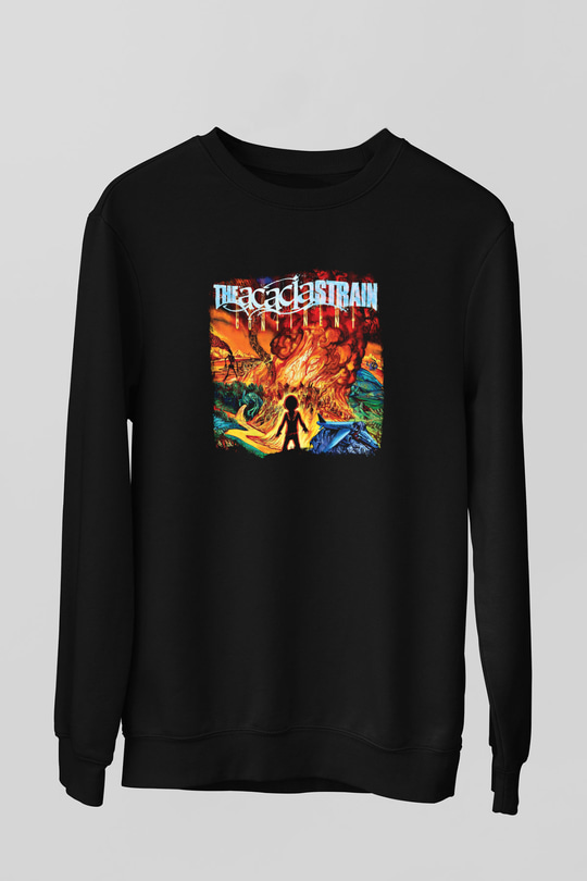 Acacia Strain Baskılı Unisex Siyah Sweatshirt