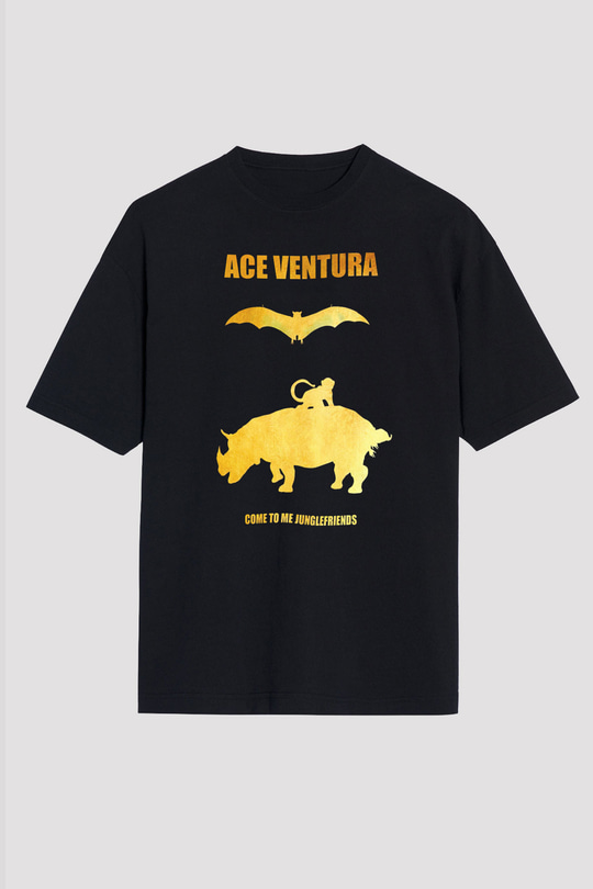 Ace Ventura Siyah Unisex Tişört