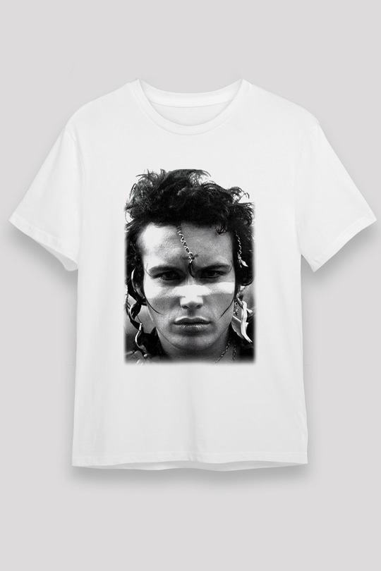 Adam Ant Beyaz Unisex Tişört T-Shirt - TişörtFabrikası