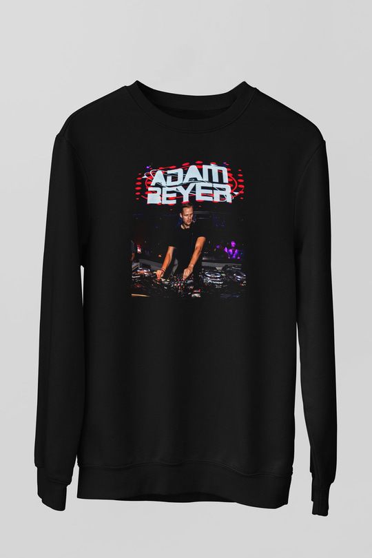Adam Beyer Siyah Unisex Sweatshirt