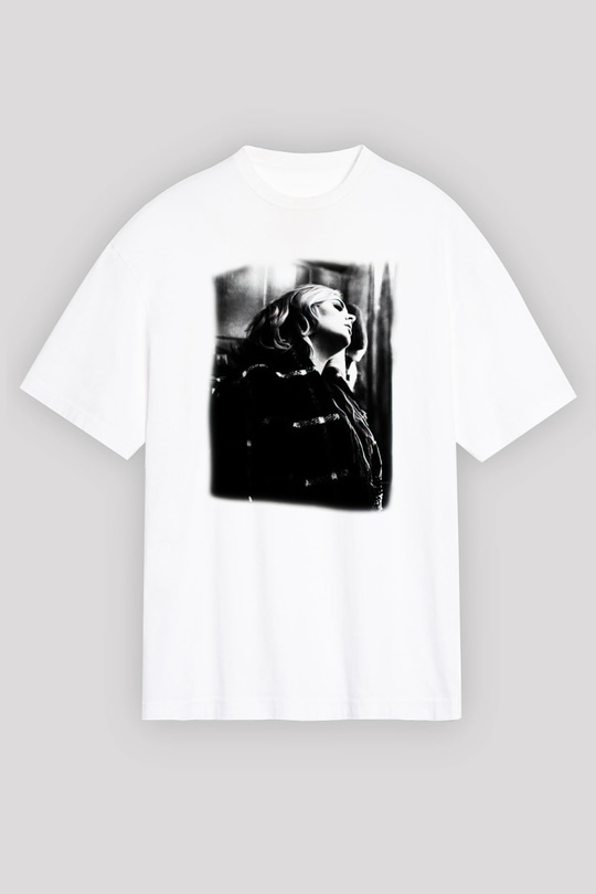 Adele Beyaz Unisex Oversize Tişört T-Shirt
