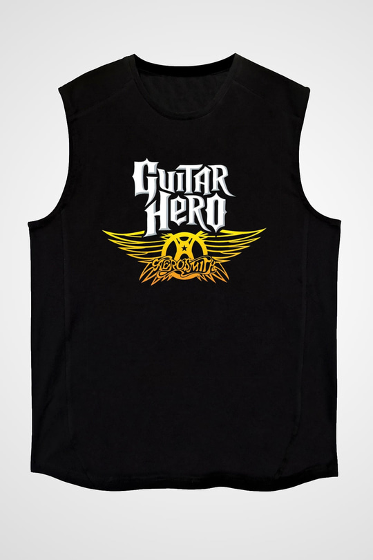 Aerosmith Siyah Unisex Kolsuz Tişört