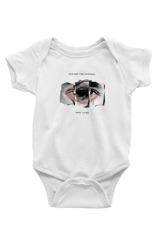 Against The Current Baskılı Unisex Beyaz Bebek Body - Zıbın