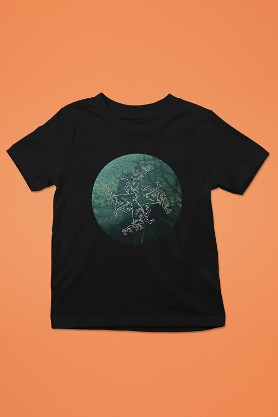 Agalloch Baskılı Unisex Siyah Çocuk Tişört - Tshirt