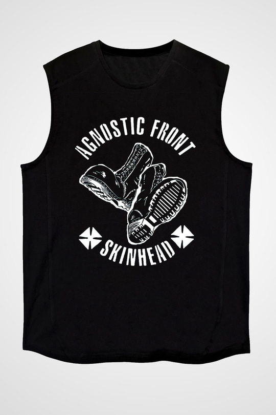 Agnostic Front Siyah Unisex Kolsuz Tişört