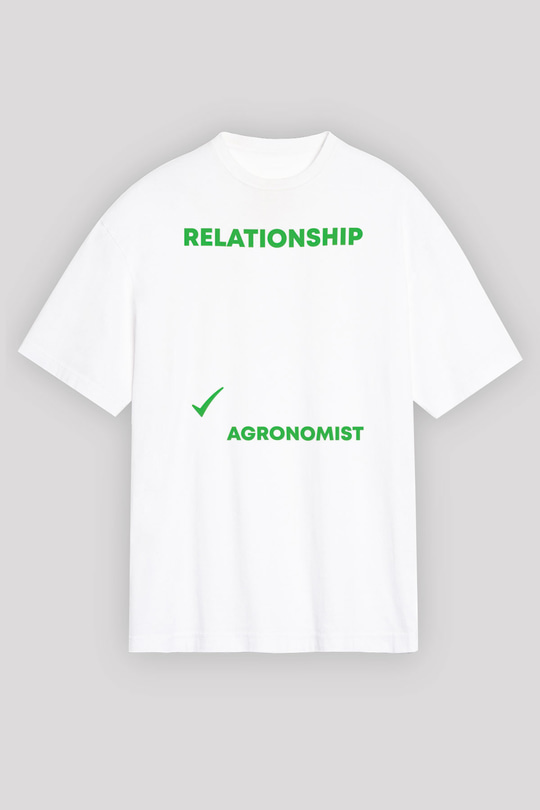 Agronomist Beyaz Unisex Tişört T-Shirt - TişörtFabrikası