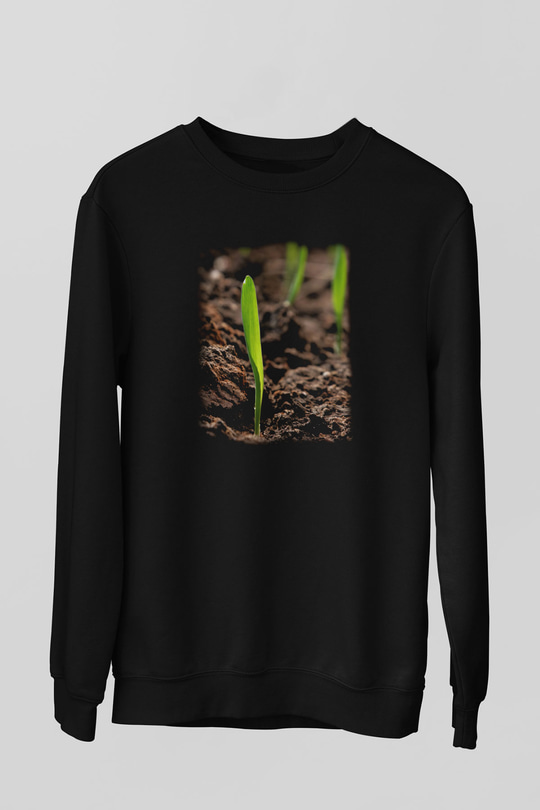 Agronomist Siyah Unisex Sweatshirt