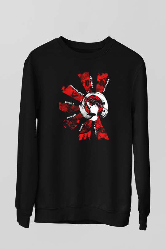 Aikido Siyah Unisex Sweatshirt