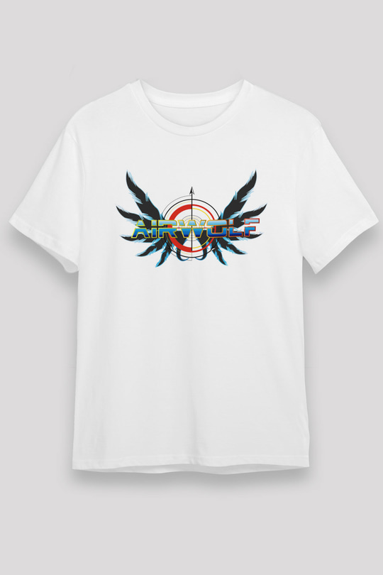 Airwolf Beyaz Unisex Tişört