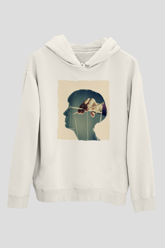Akıl OyunlarıBeyaz  Unisex Hoodie