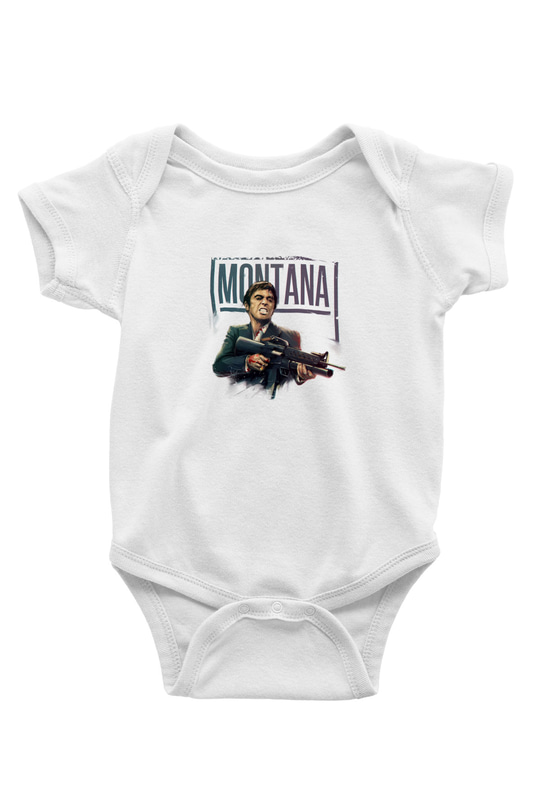 Al Pacino Unisex Baskılı Beyaz Bebek Body - Zıbın