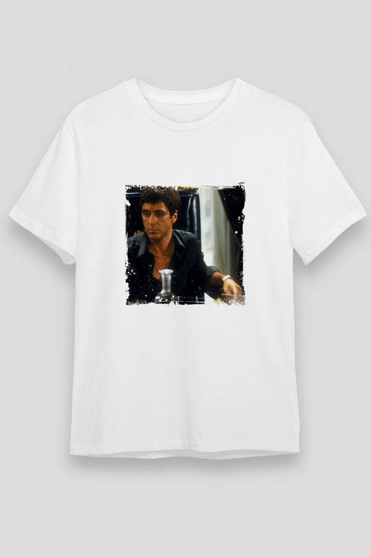 Al Pacino Unisex Baskılı Beyaz Tişört