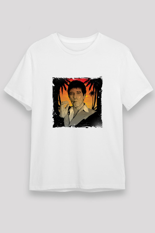 Al Pacino Unisex Baskılı Beyaz Tişört