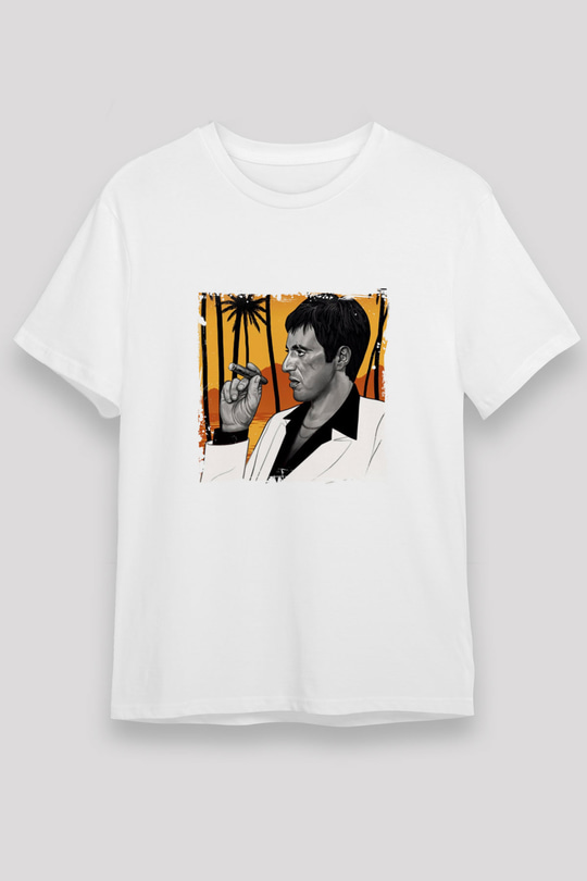 Al Pacino Unisex Baskılı Beyaz Tişört