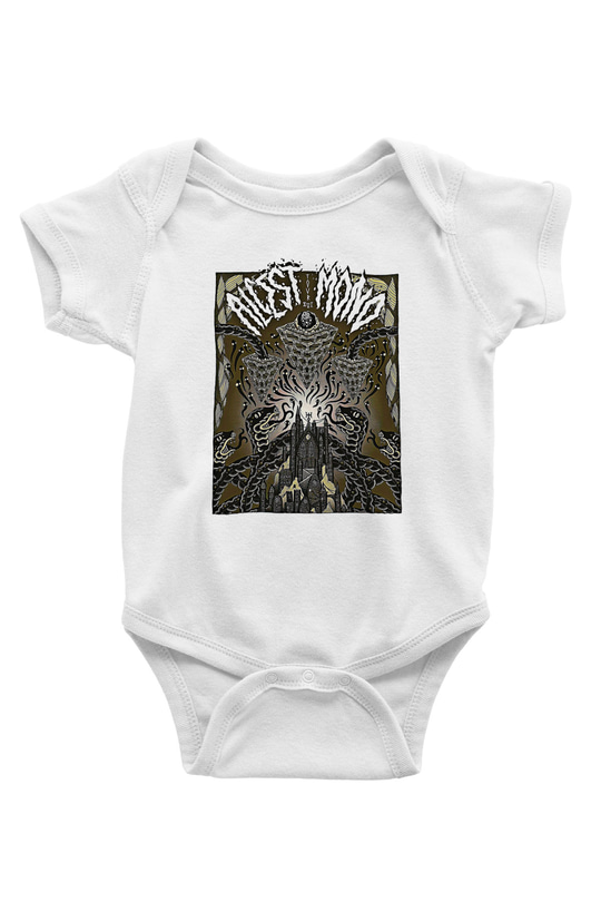Alcest Baskılı Beyaz Unisex Bebek Body - Zıbın