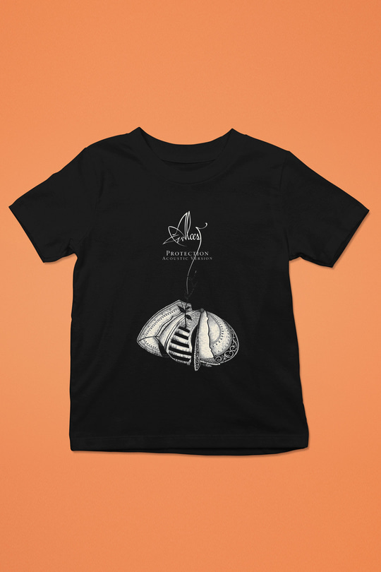 Alcest Baskılı Unisex Siyah Çocuk Tişört - Tshirt
