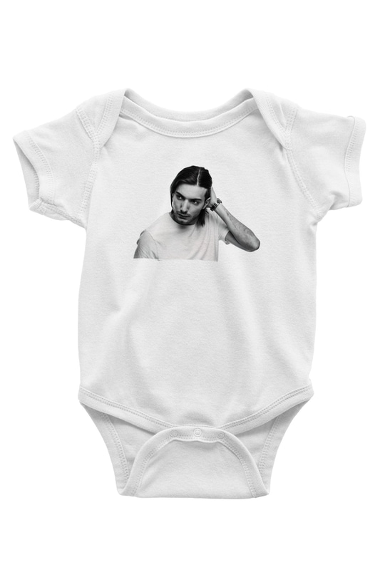 Alesso Beyaz Bebek Body - Zıbın