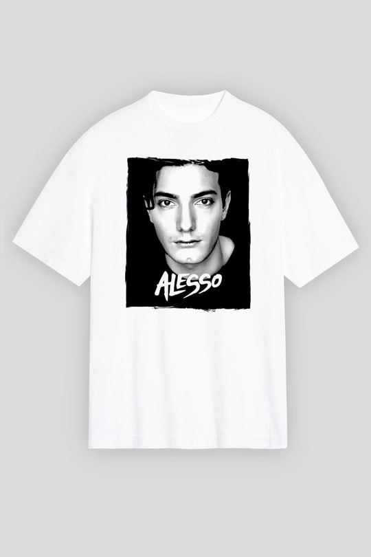 Alesso Beyaz Unisex Tişört T-Shirt - TişörtFabrikası