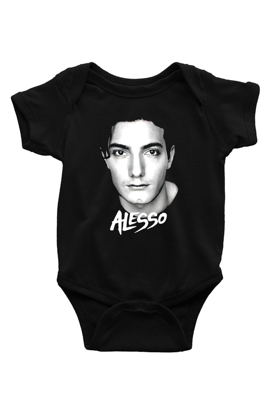 Alesso Siyah Bebek Body - Zıbın