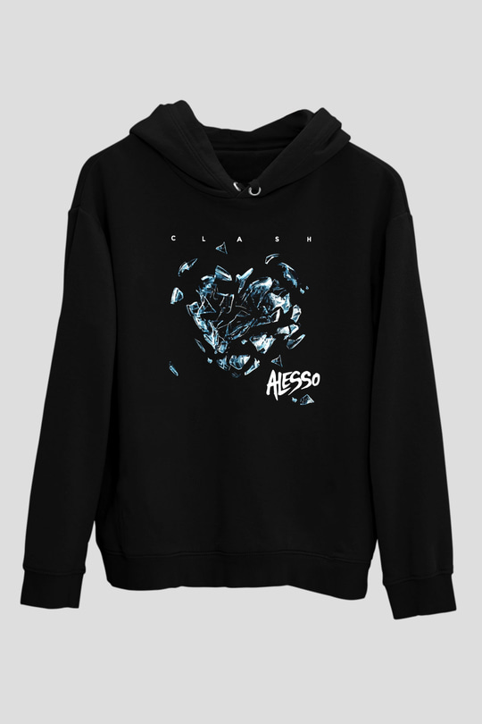 Alesso Siyah Unisex Hoodie