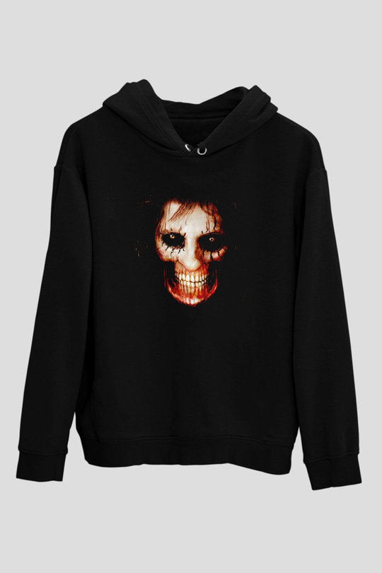 Alice Cooper Siyah Unisex Kapüşonlu Sweatshirt