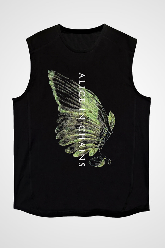 Alice in Chains Siyah Unisex Kolsuz Tişört