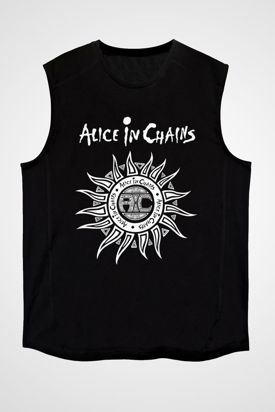 Alice in Chains Siyah Unisex Kolsuz Tişört