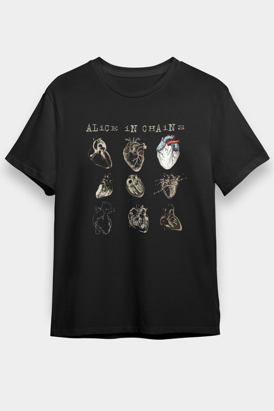 Alice in Chains Siyah Unisex Tişört T-Shirt - TişörtFabrikası