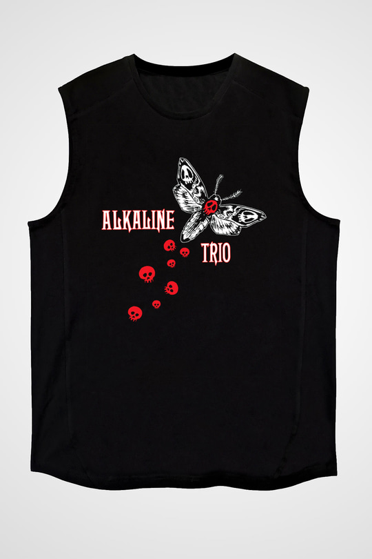 Alkaline Trio Siyah Unisex Kolsuz Tişört