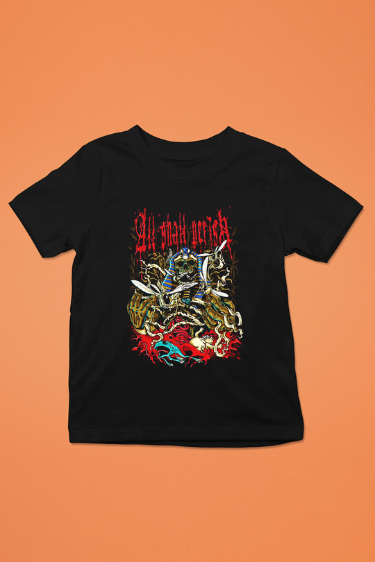 All Shall Perish Baskılı Siyah Unisex Çocuk Tişört