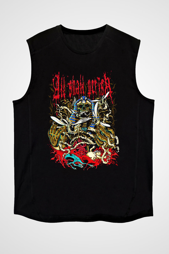 All Shall Perish Siyah Unisex Kolsuz Tişört