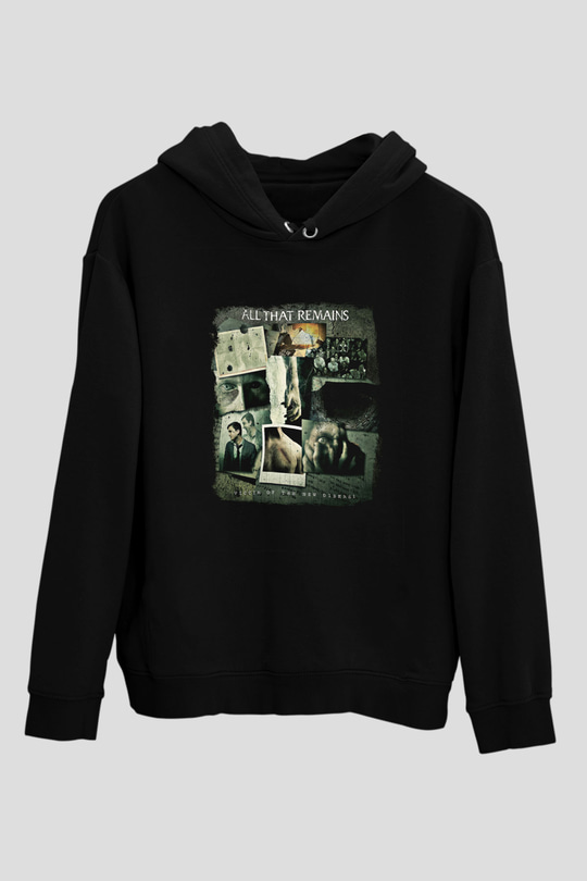 All That Remains Baskılı Unisex Siyah Hoodie