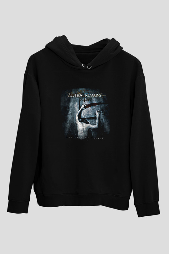 All That Remains Baskılı Unisex Siyah Hoodie