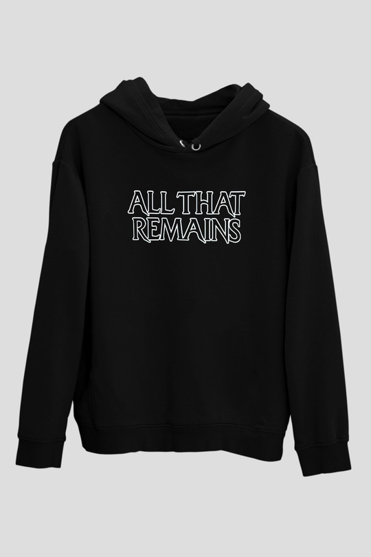 All That Remains Siyah Unisex Kapüşonlu Sweatshirt