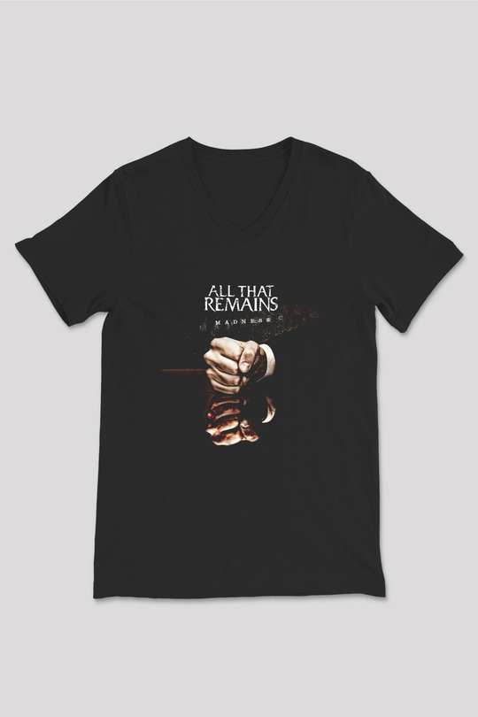 All That Remains Siyah Unisex V Yaka Tişört