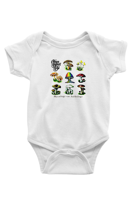Allman Brothers Band Baskılı Unisex Beyaz Bebek Body - Zıbın