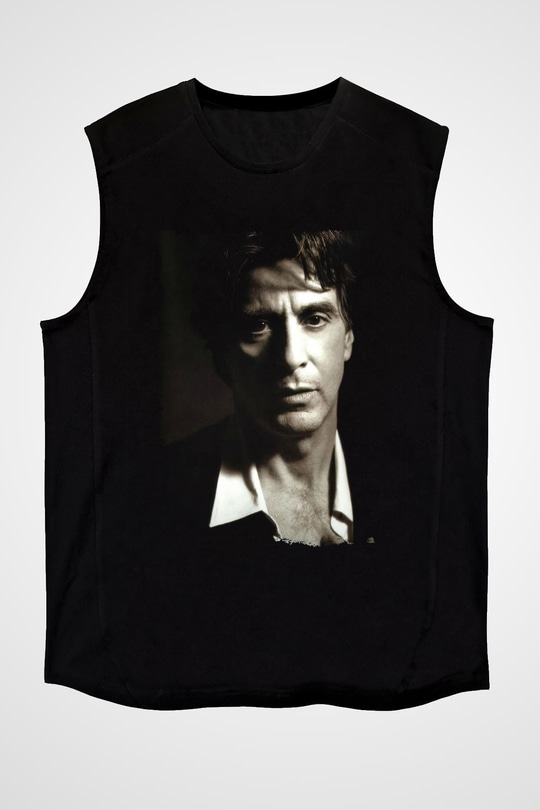 Alpacino Siyah Unisex Kolsuz Tişört