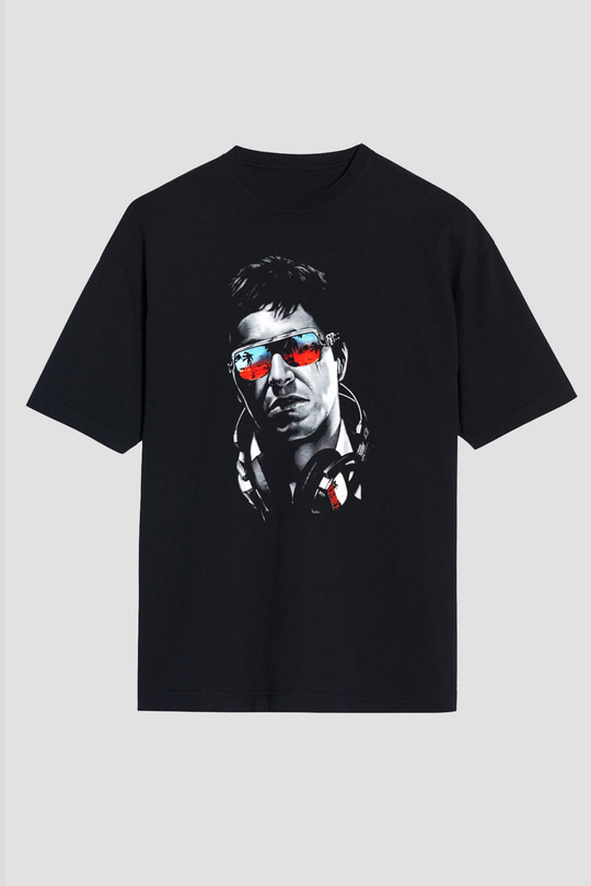 Alpacino Siyah Unisex Oversize Tişört T-Shirt