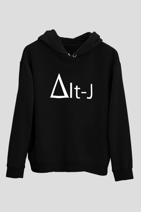 Alt-J Siyah Unisex Hoodie
