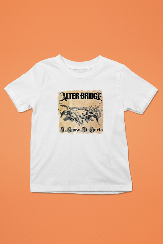 Alter Bridge Baskılı Unisex Beyaz Çocuk Tişört