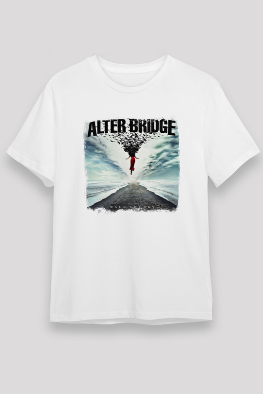 Alter Bridge Baskılı Unisex Beyaz Tişört