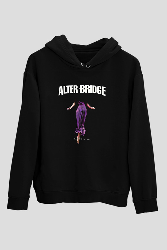Alter Bridge Baskılı Unisex Siyah Hoodie