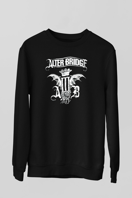 Alter Bridge Siyah Unisex Sweatshirt